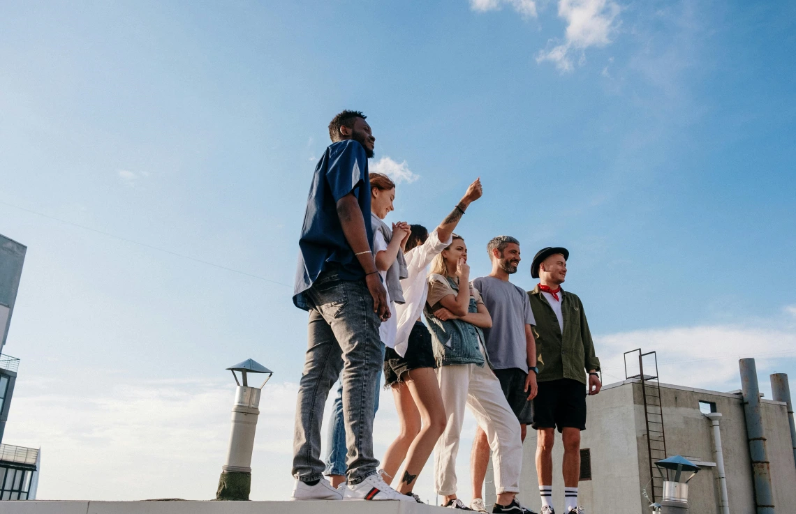 Group of people together